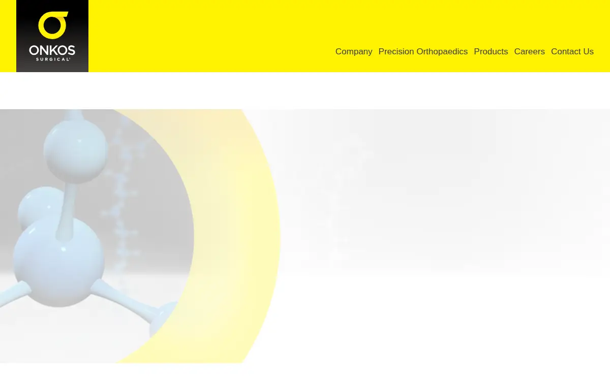 Homepage of Onkos Surgical, INC