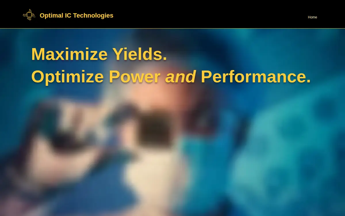Homepage of Optimal Ic Technologies INC