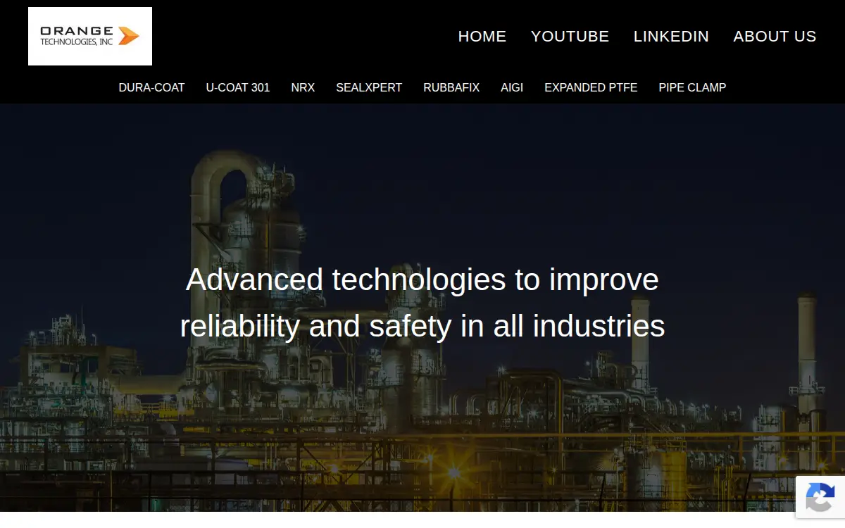 Homepage of Orange Technologies INC