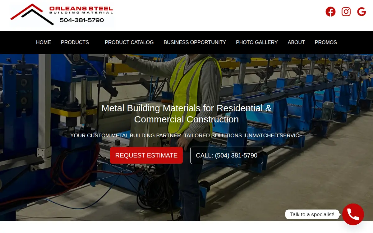 Homepage of R and C Building Materials INC