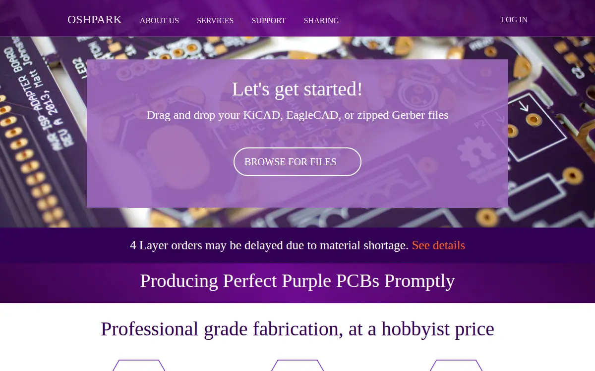 Homepage of Osh Park LLC
