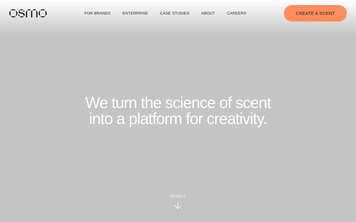 Homepage of Osmo Labs, Pbc