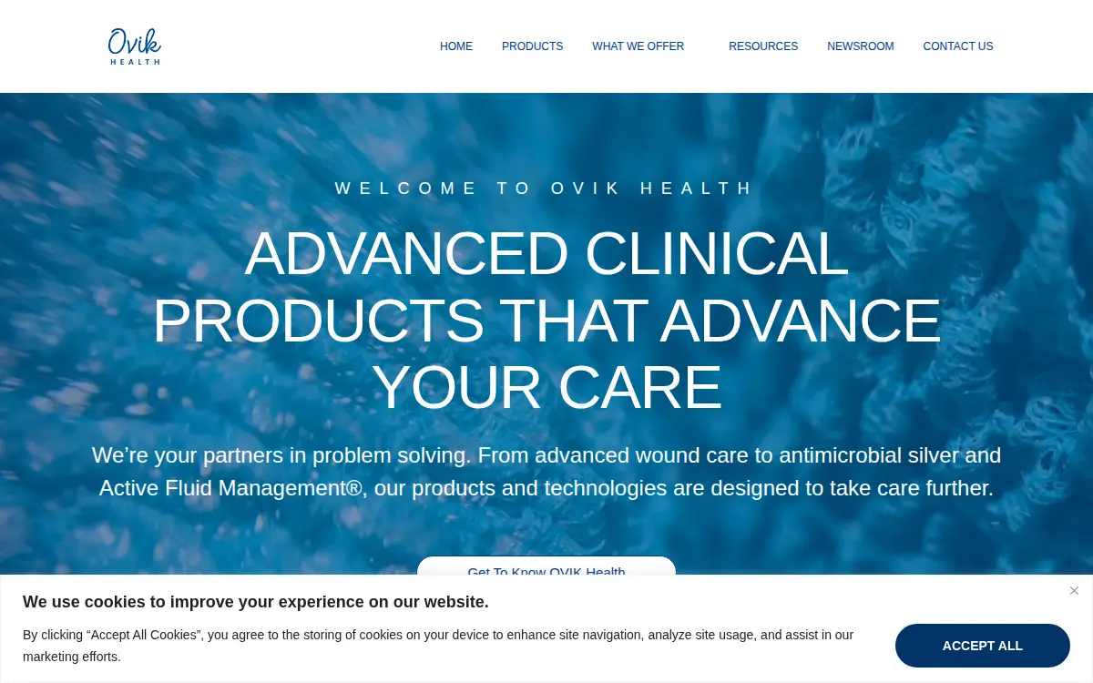 Homepage of Andover Healthcare, INC