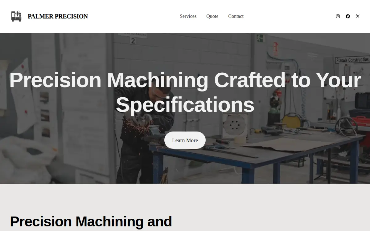 Homepage of Palton, LLC