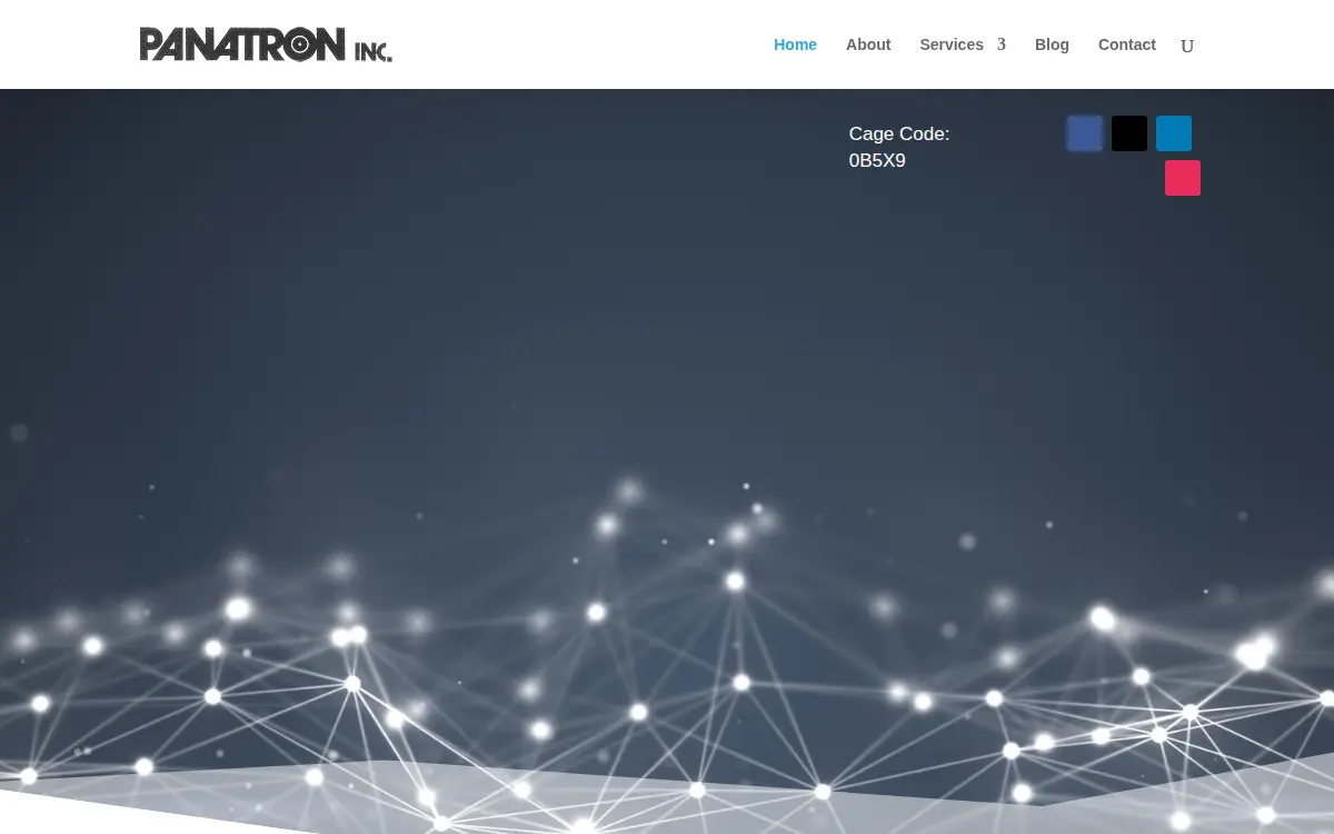 Homepage of Panatron, INC