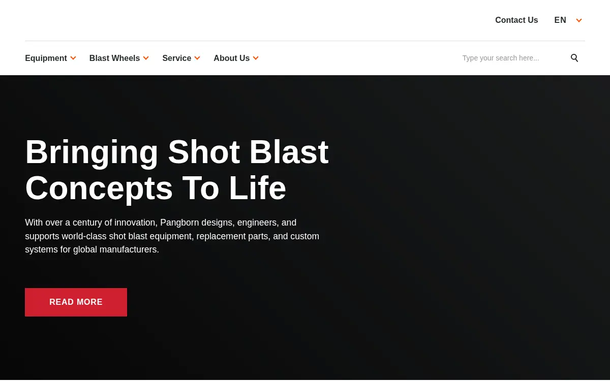 Homepage of Pangborn LLC