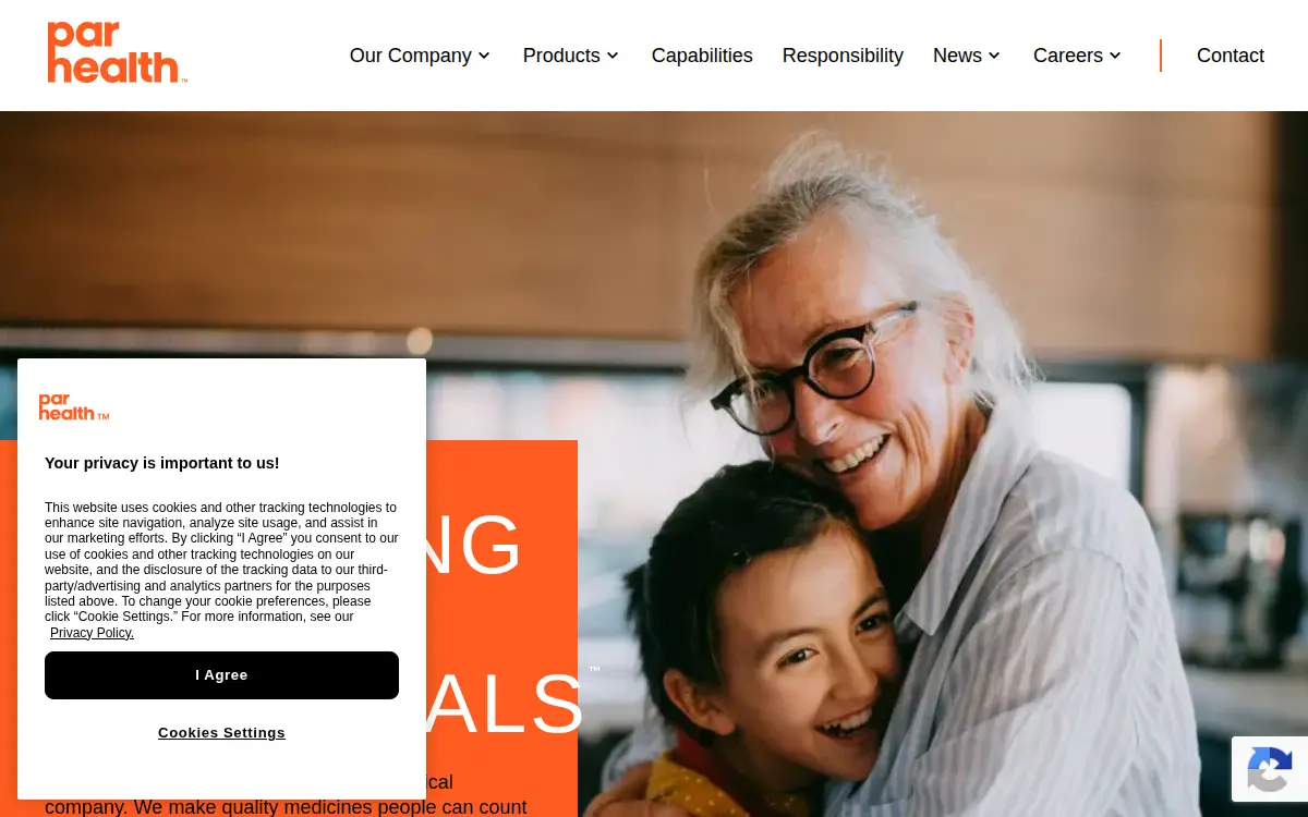 Homepage of Par Health USA LLC