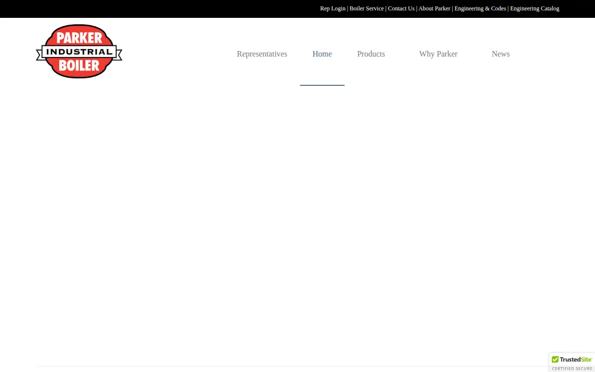 Homepage of Sid E. Parker Boiler Mfg. Company, INC.