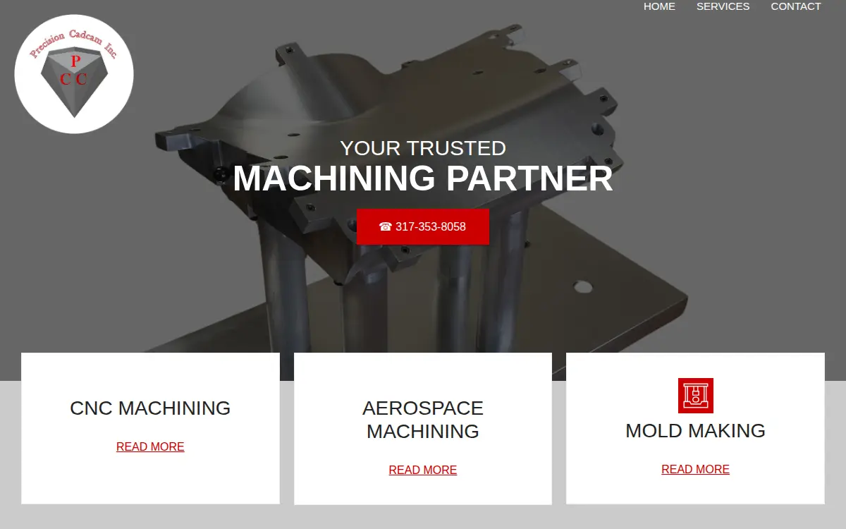 Homepage of Precision Cadcam Incorporated