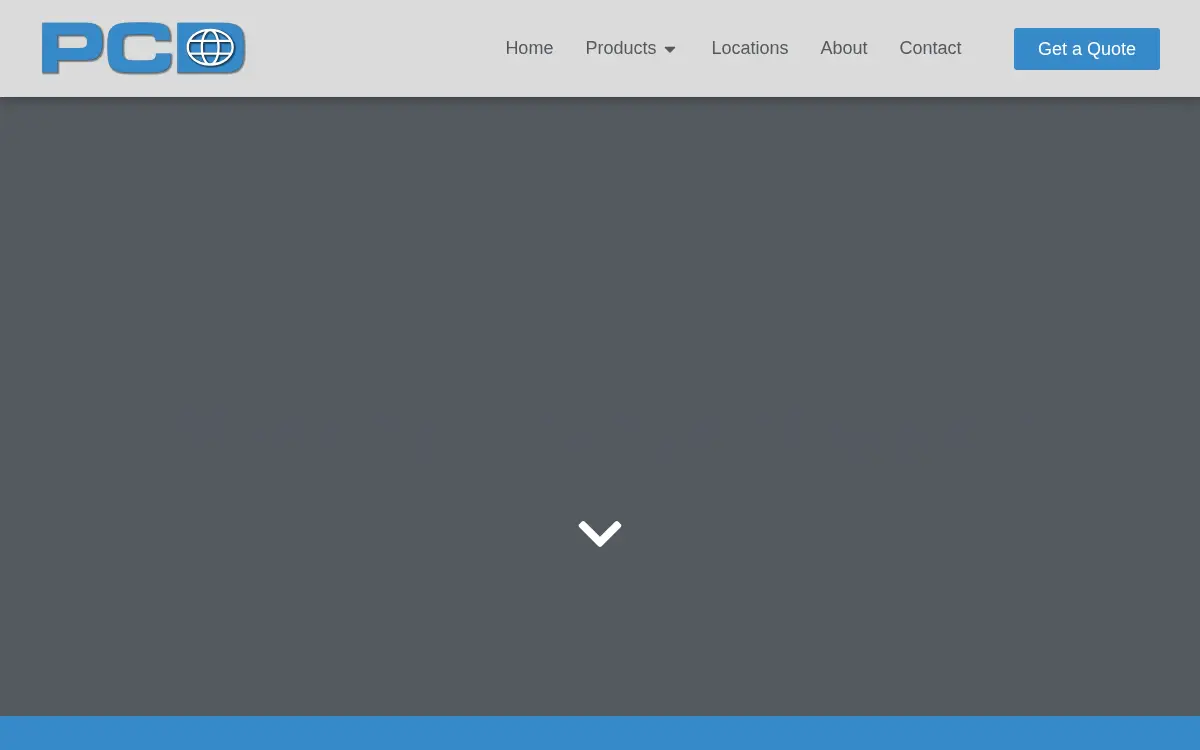 Homepage of Pcd America, LLC