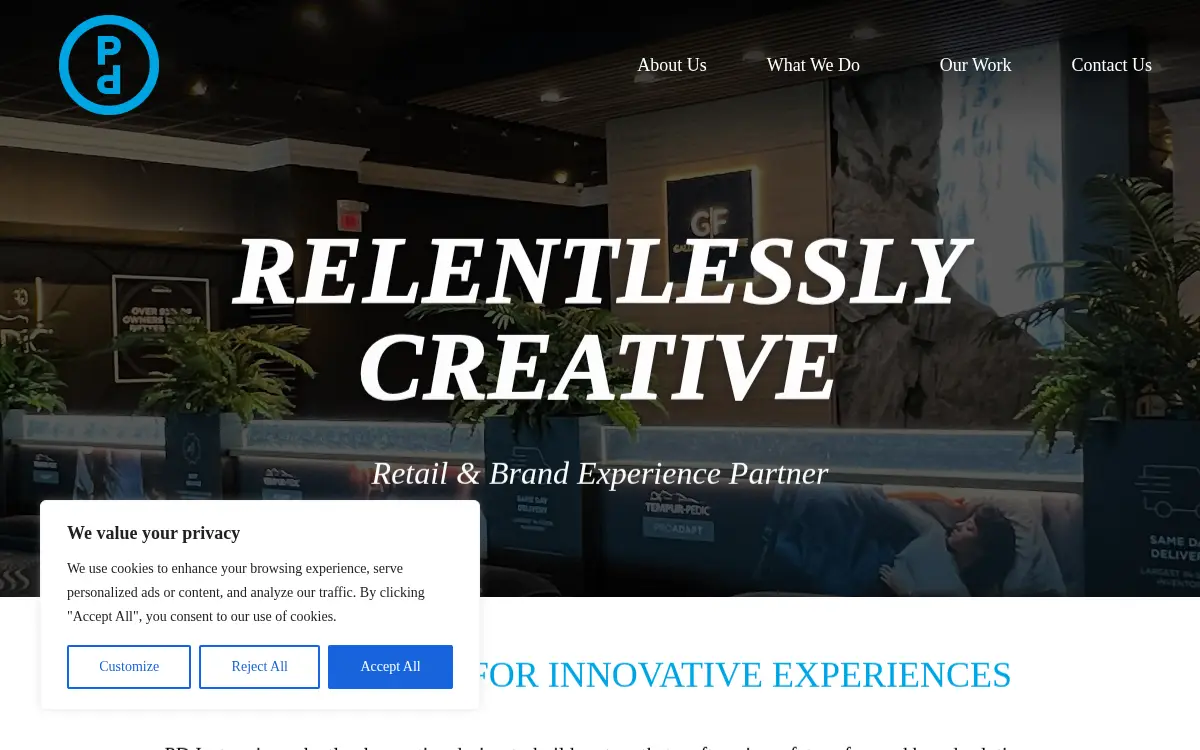 Homepage of Process Displays LLC