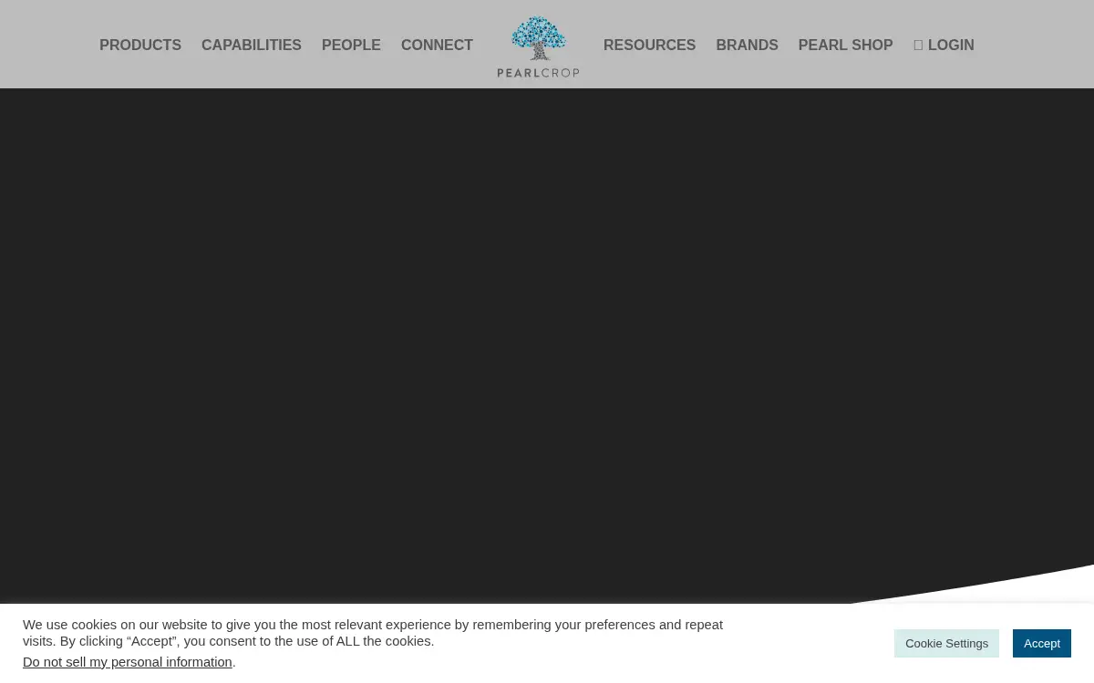 Homepage of Pearl Crop, INC.