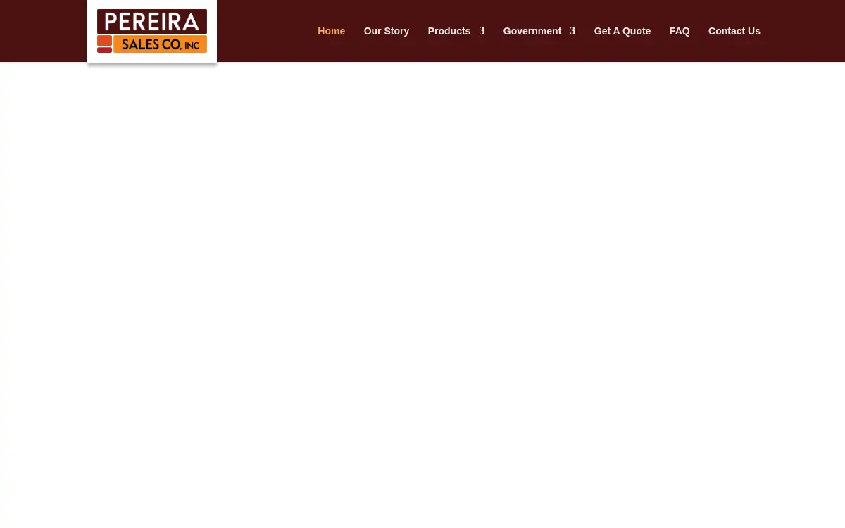 Homepage of Pereira Sales Company, INC.