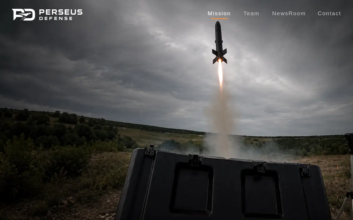 Homepage of Perseus Defense, INC.
