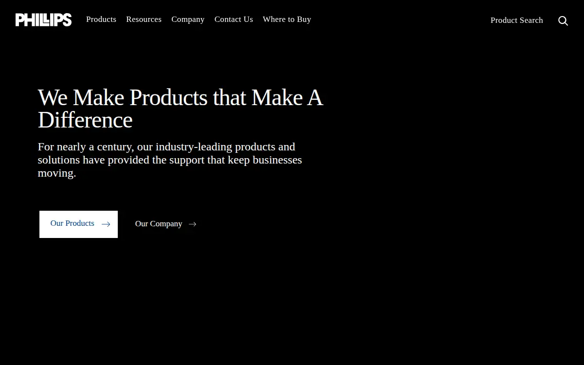 Homepage of R.a. Phillips Industries, INC.
