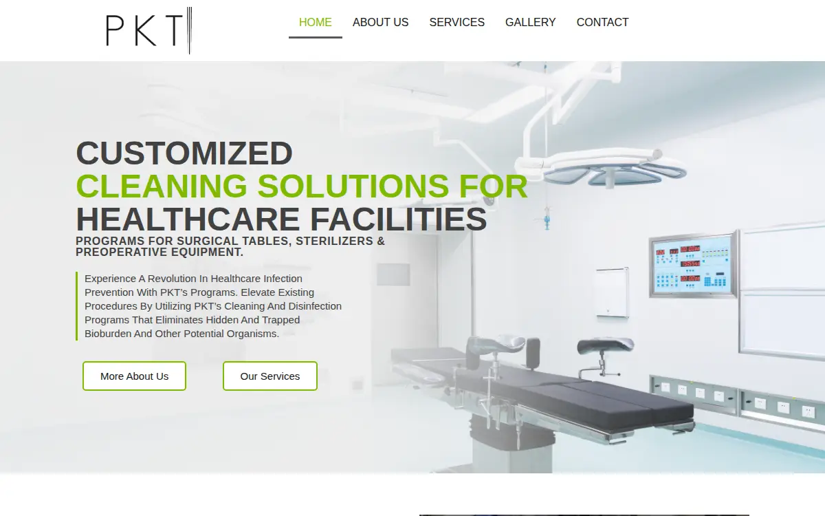 Homepage of Pkt 1 LLC