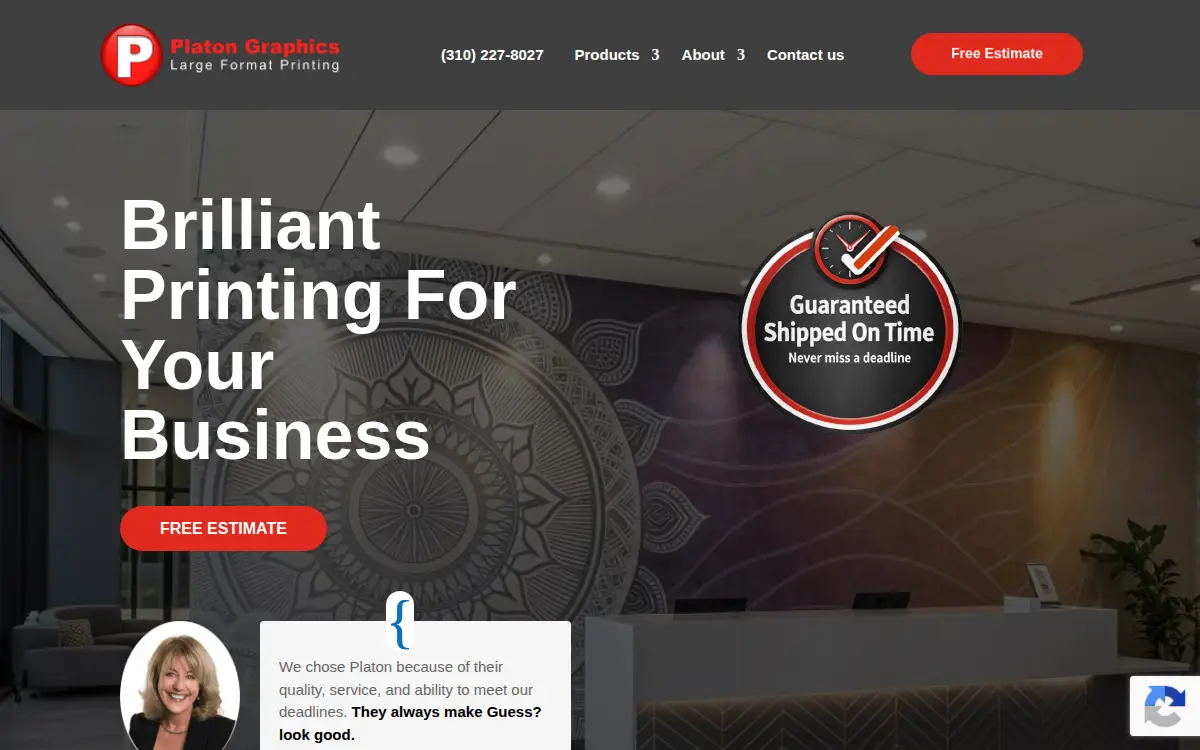 Homepage of Platon Photographic INC.