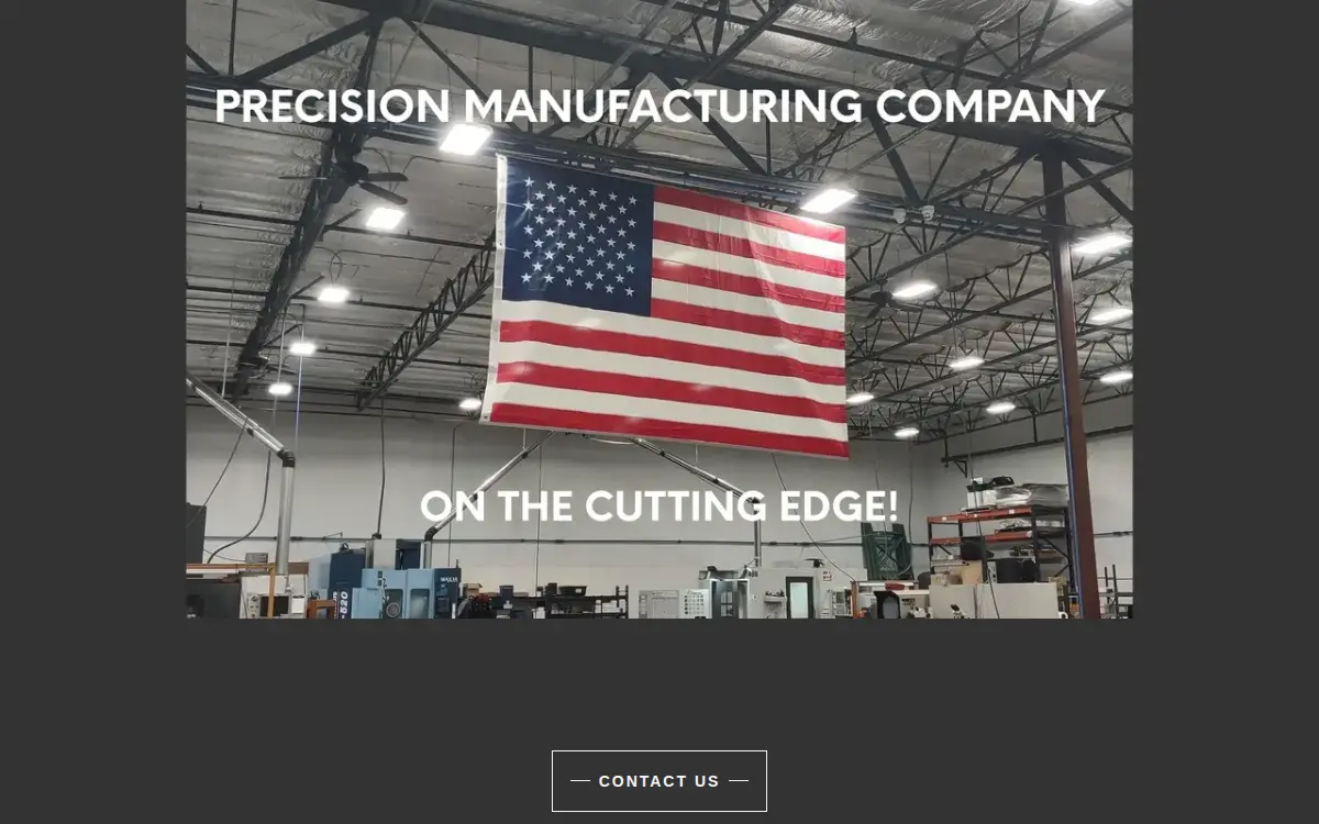 Homepage of Precision Manufacturing
