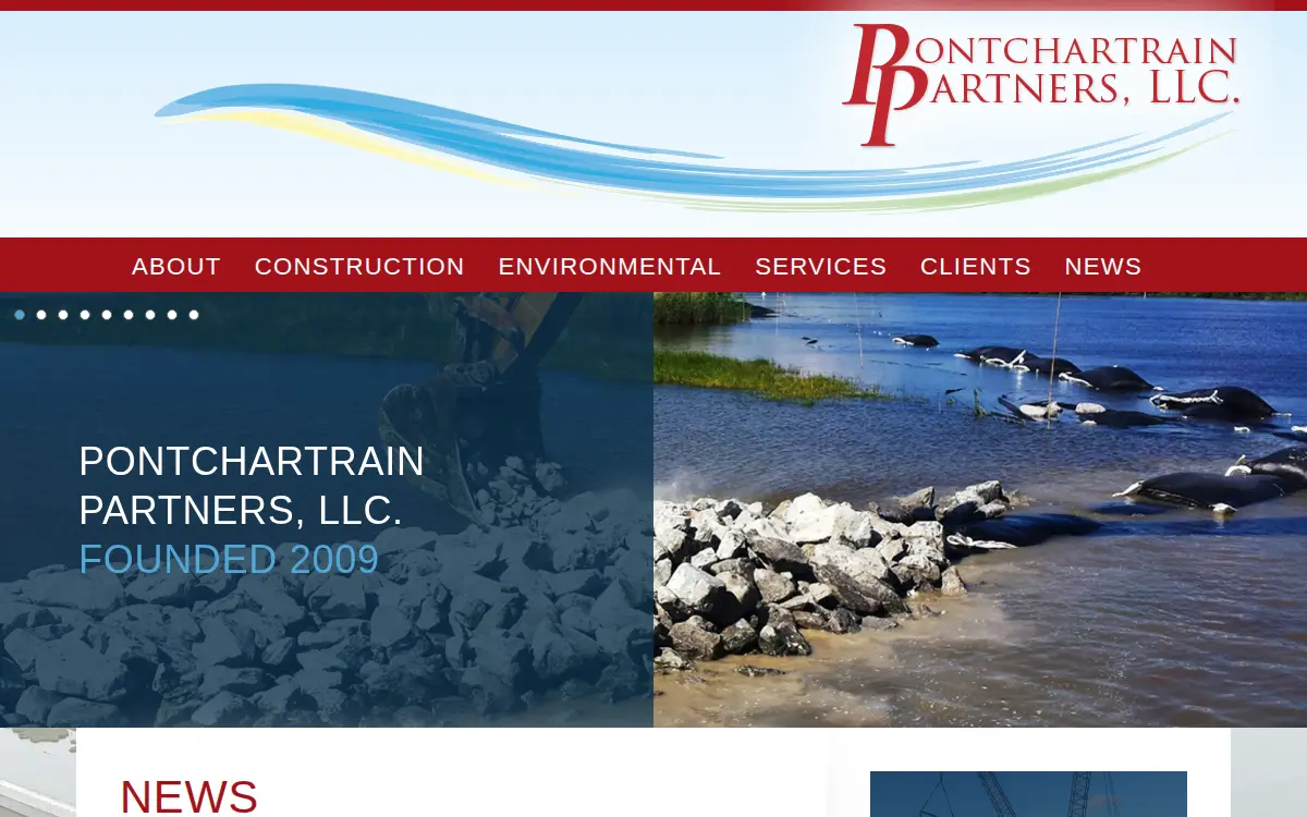 Homepage of Pontchartrain Partners, LLC