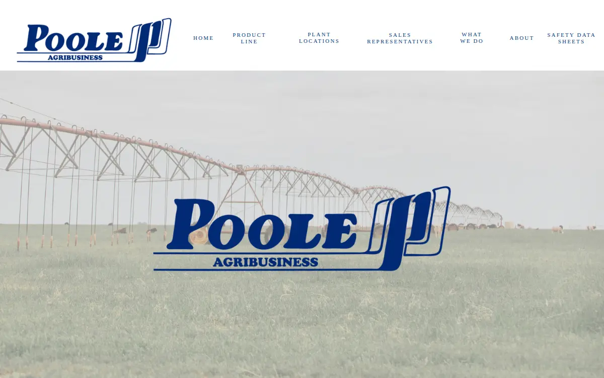 Homepage of Poole Chemical Co., INC.