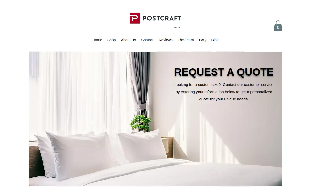 Homepage of Postcraft Products LLC