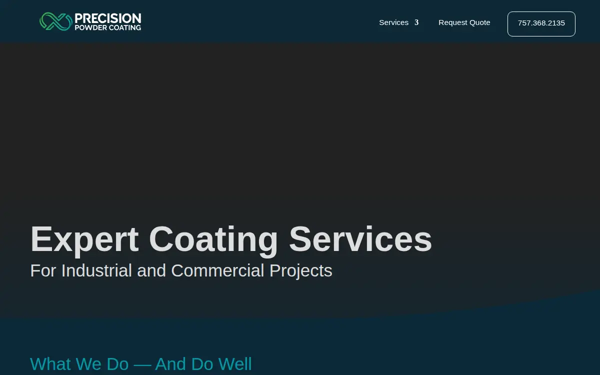 Homepage of T & R Coating LLC