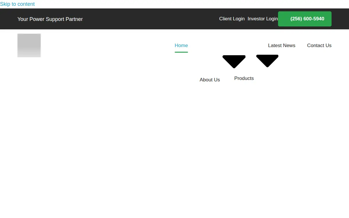 Homepage of Power Grid Professionals INC.