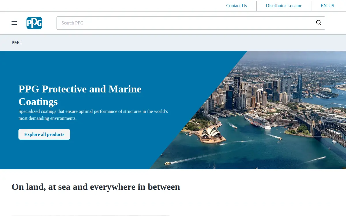 Homepage of Ppg Industries INC