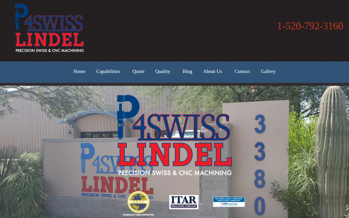 Homepage of Southwest Precision Machining, L.l.c.