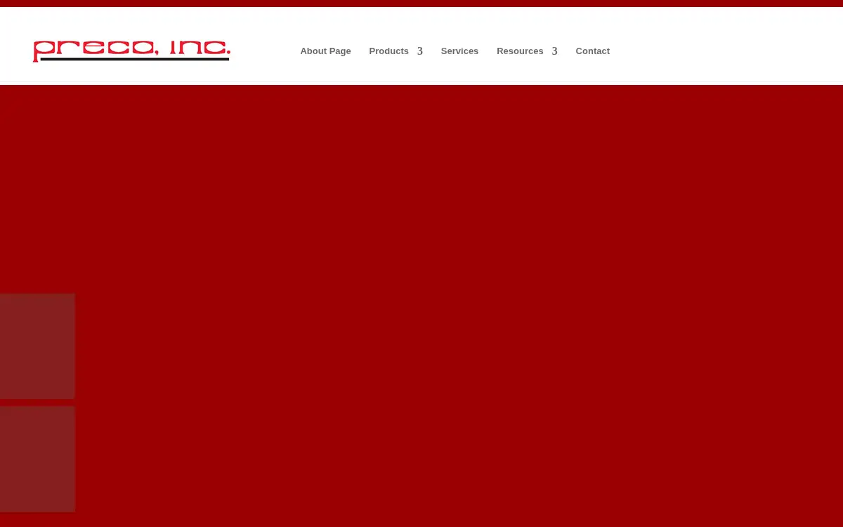 Homepage of Preco, INC.