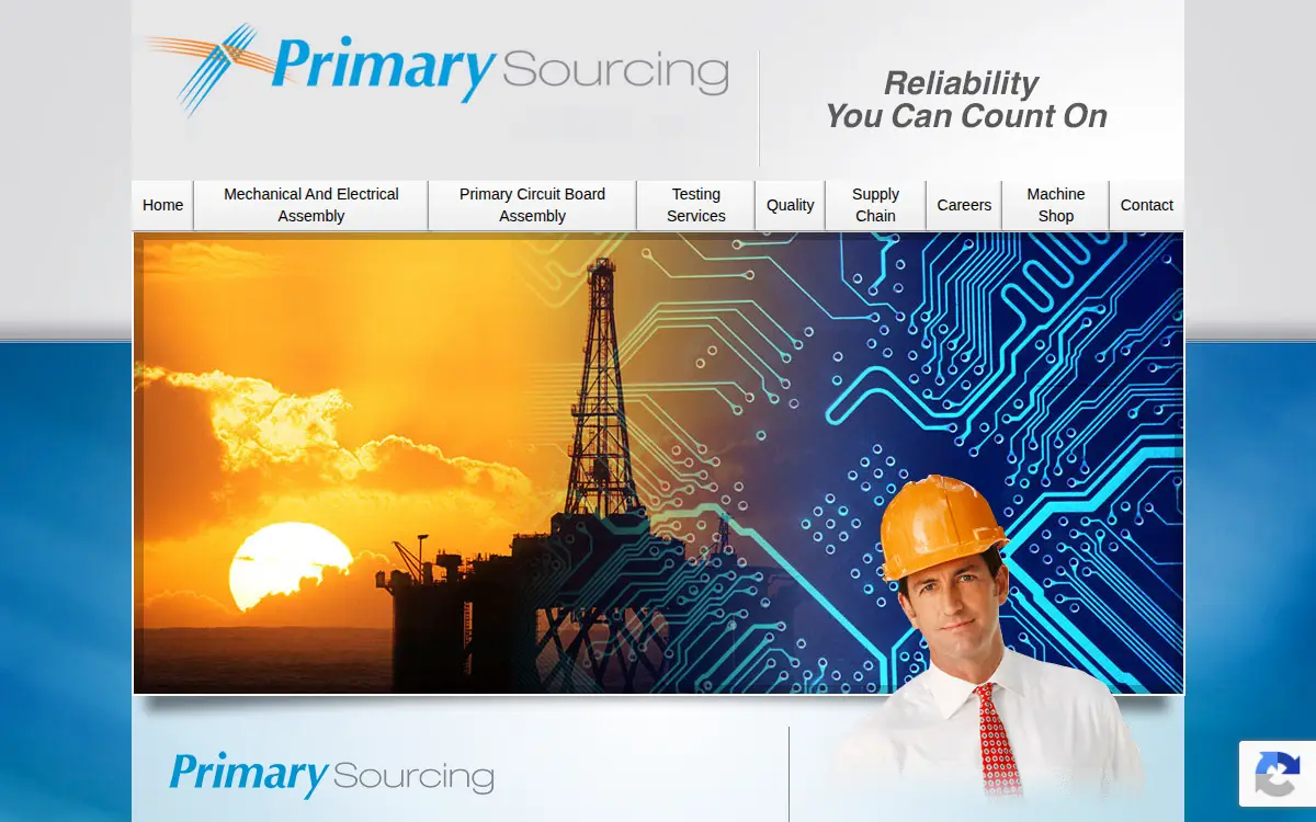 Homepage of Primary Sourcing CORP