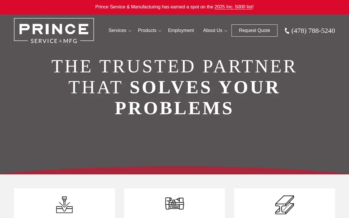 Homepage of Unified Defense Holdings, LLC