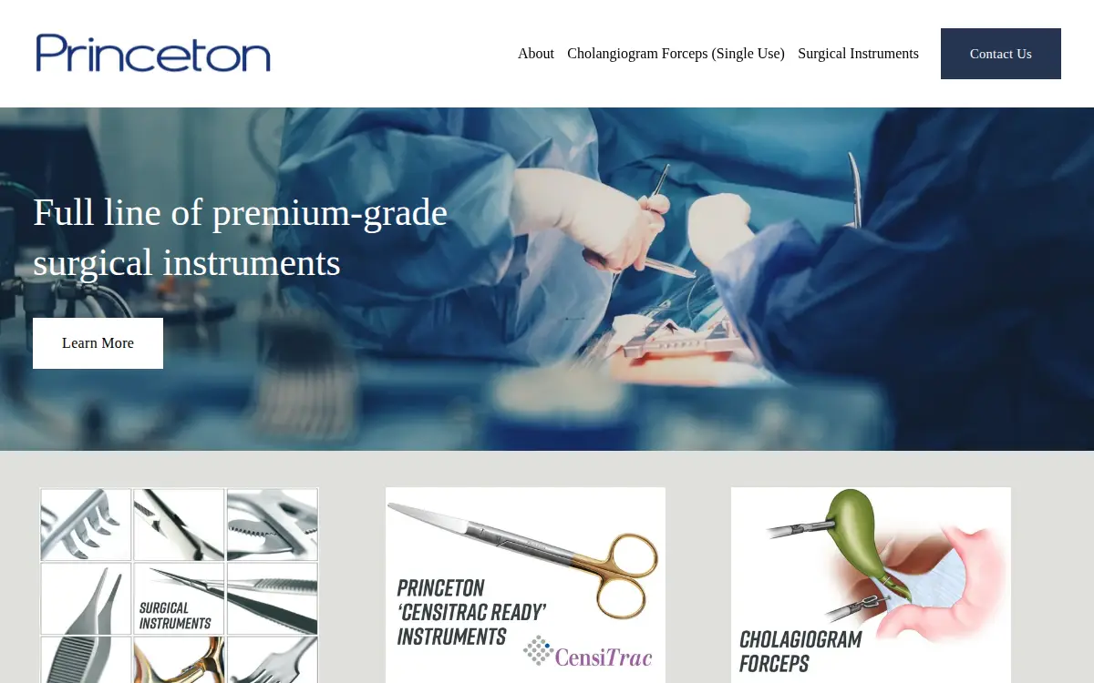 Homepage of Princeton Medical Group INC