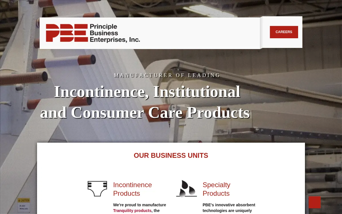 Homepage of Principle Business Enterprises INC