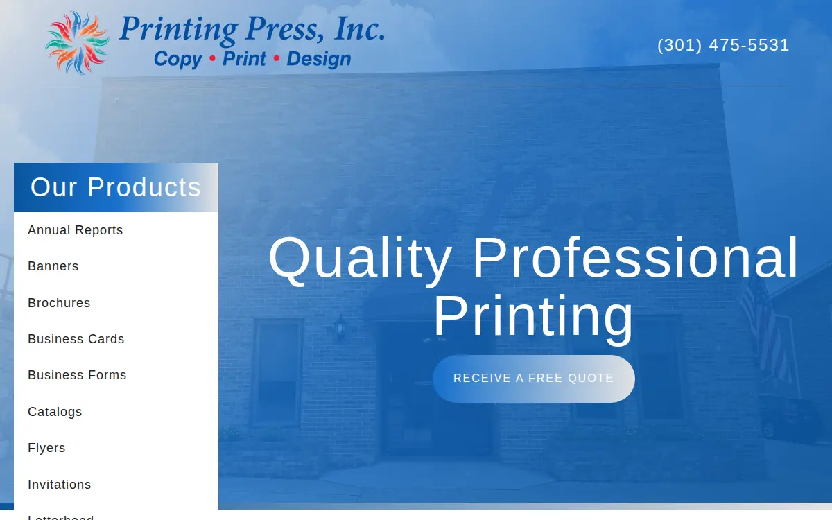 Homepage of Printing Press INC
