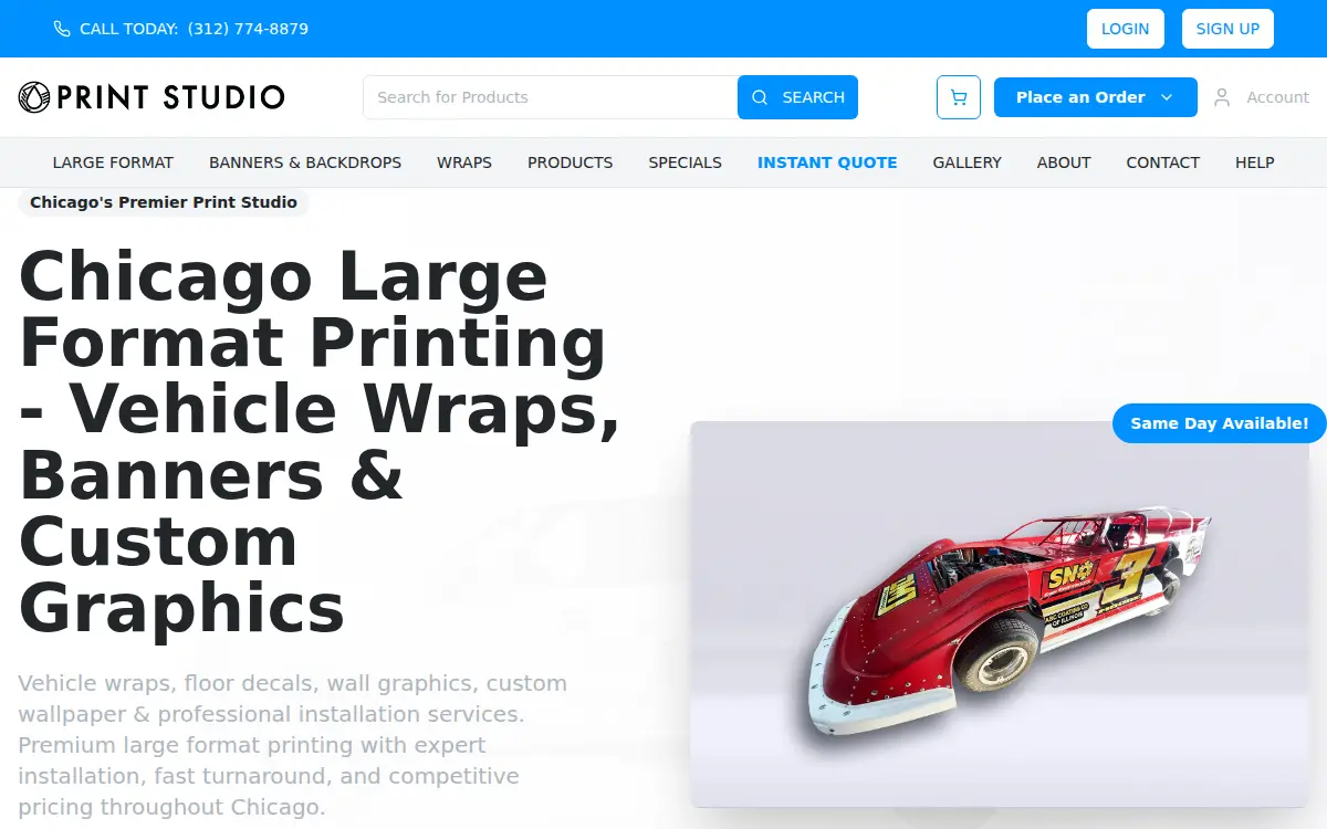 Homepage of Print Studio LLC