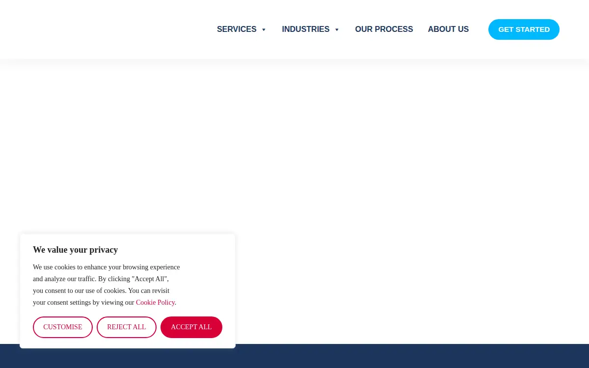 Homepage of Pro-screen, INC.