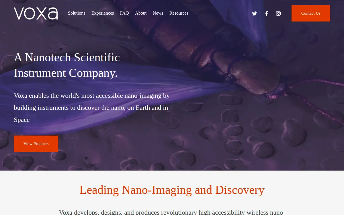 Homepage of Mochii, INC.