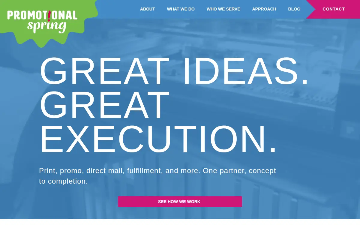 Homepage of Mound Printing Company, INC.