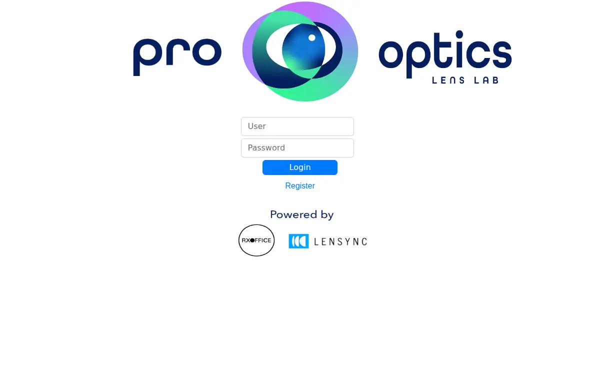 Homepage of Puerto Rico Optics LLC