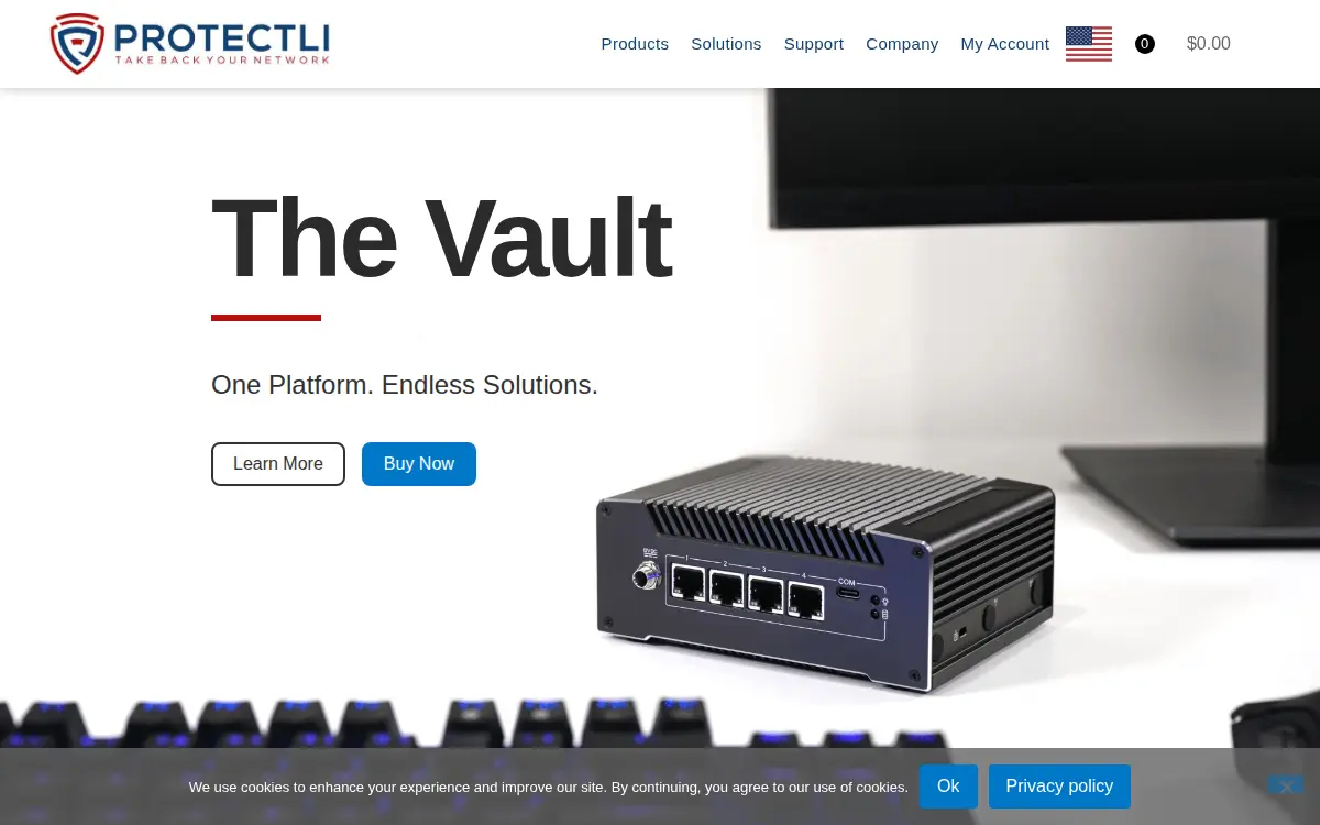 Homepage of Dewolf Technologies INC