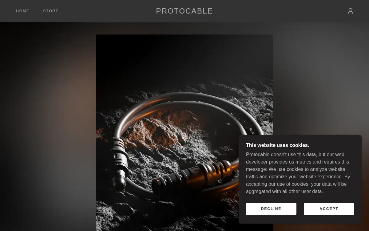 Homepage of Protocable LLC