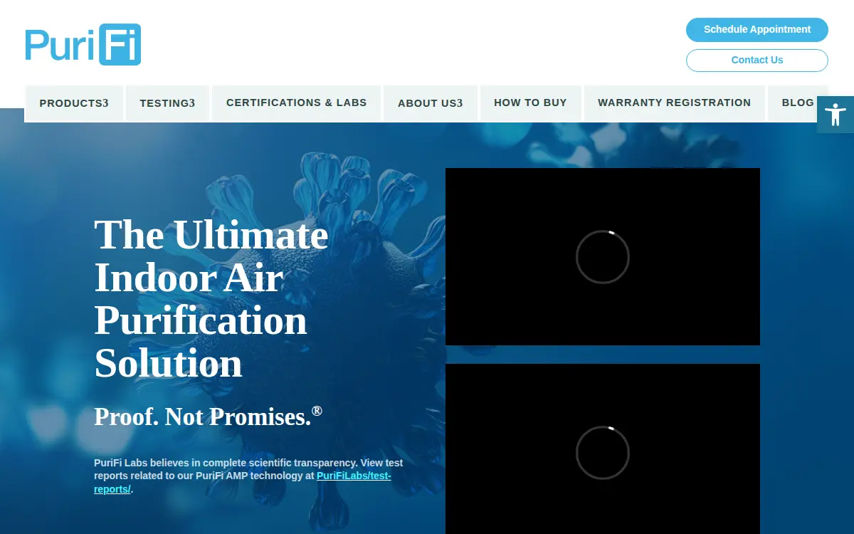 Homepage of Ionaer International Arizona, LLC