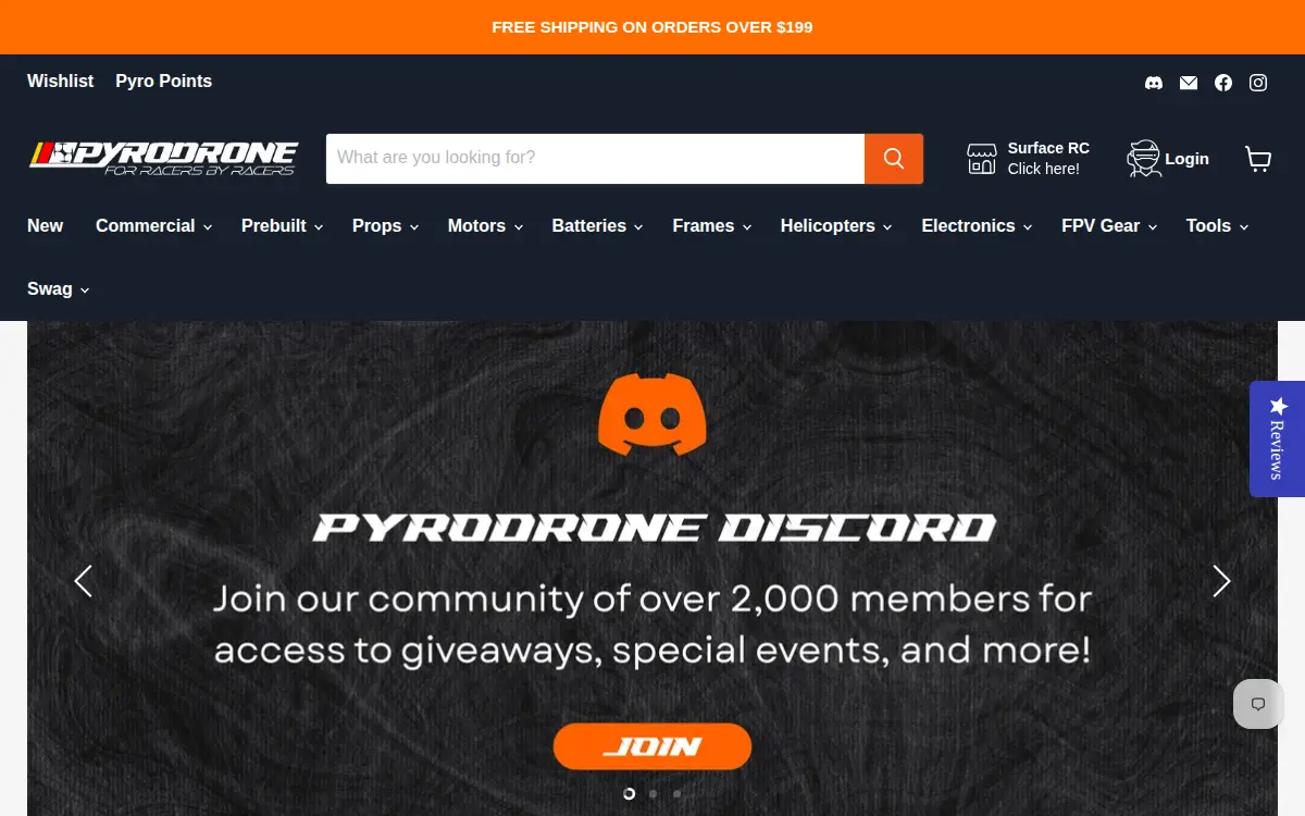 Homepage of Pyrodrone INC