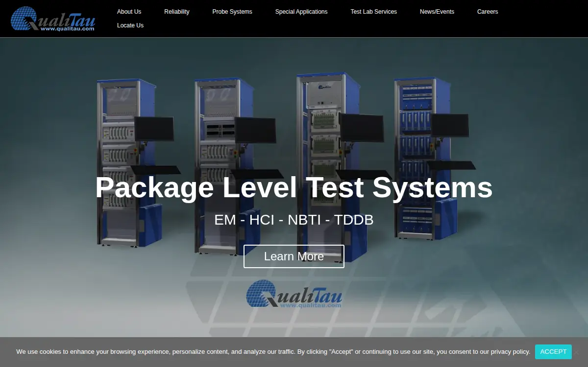 Homepage of Qualitau, Incorporated