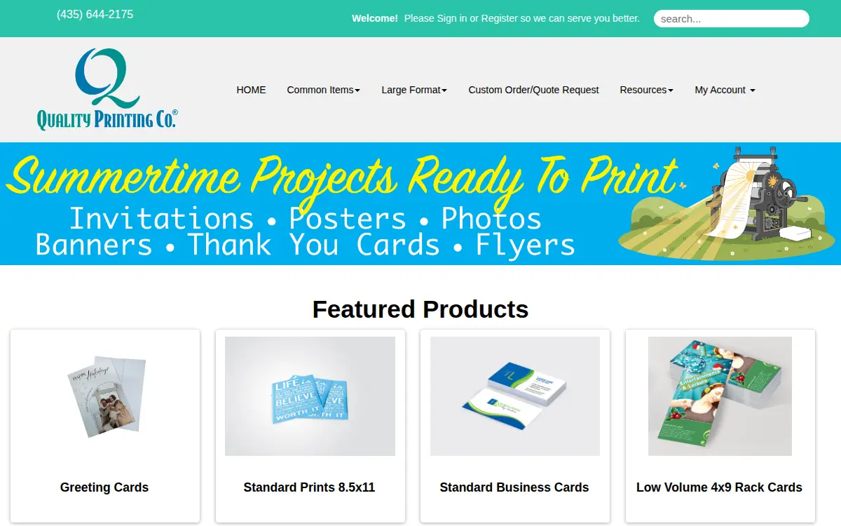 Homepage of Ink Dots, INC