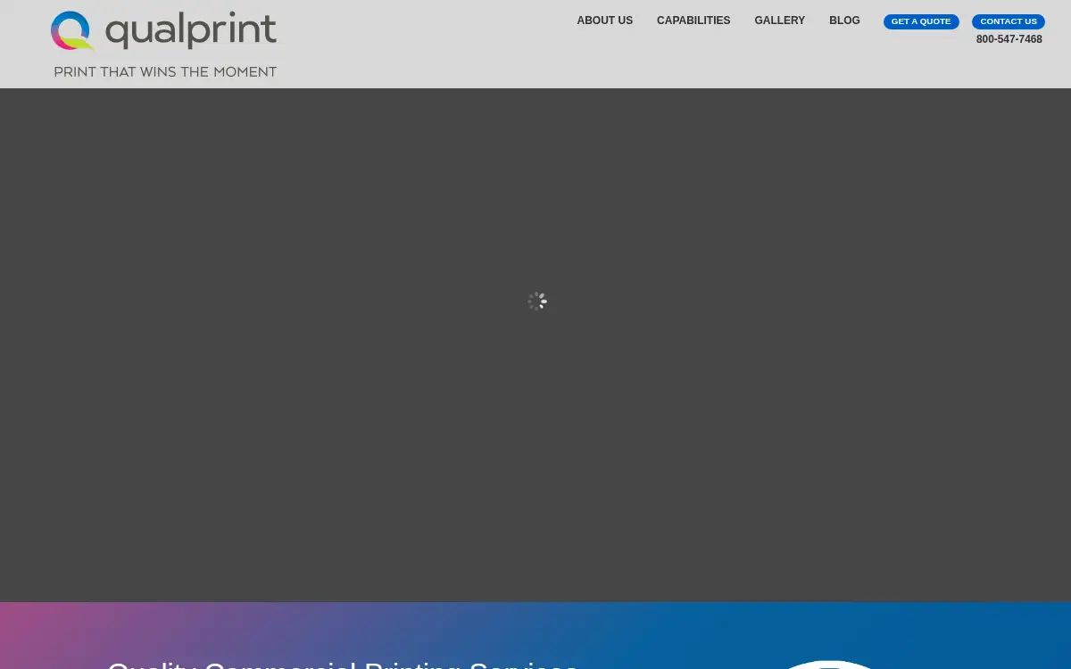 Homepage of Brilliant Graphics Group LLC