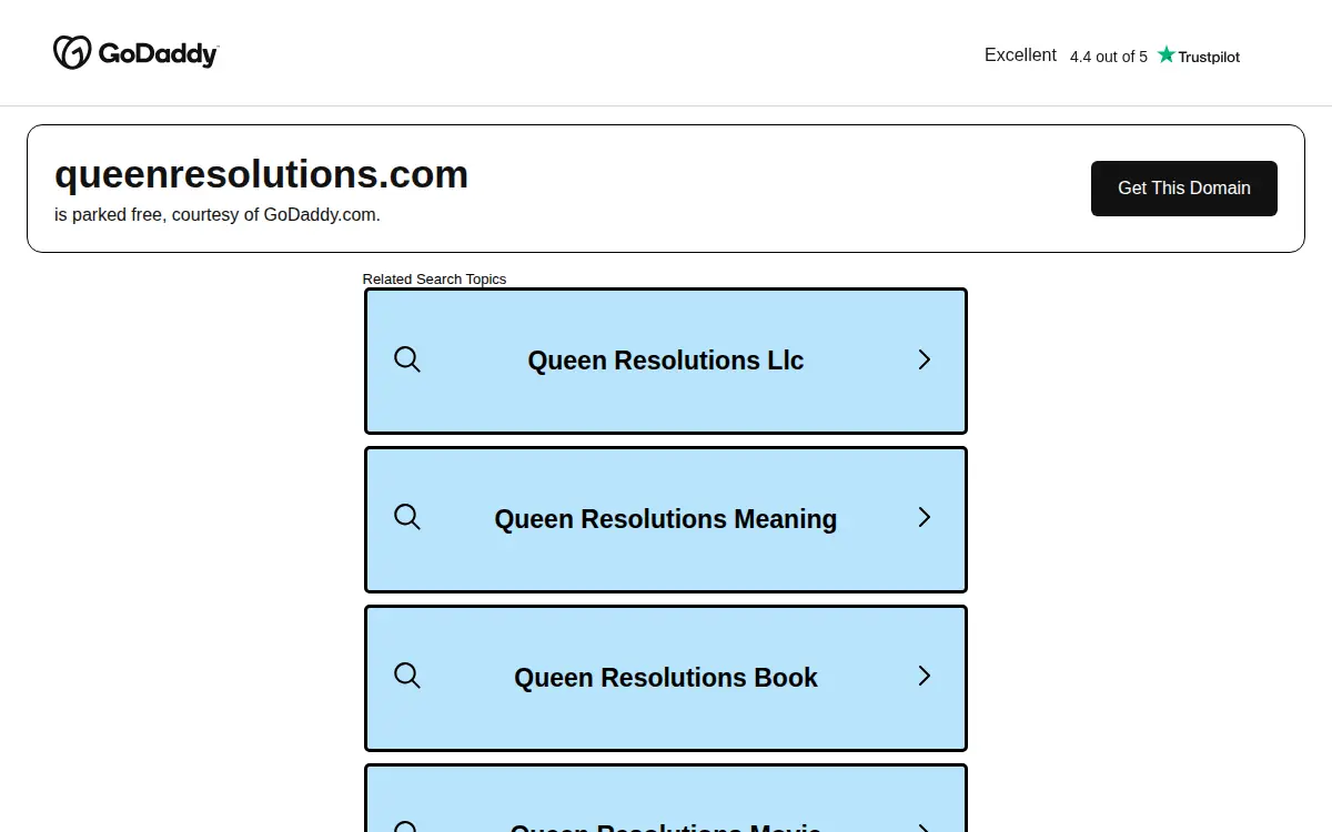 Homepage of Queen Resolutions LLC