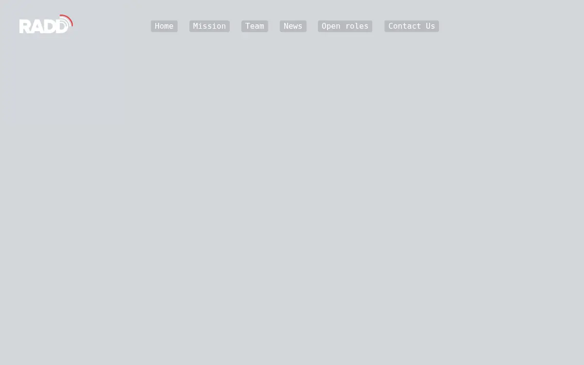 Homepage of Reconnaissance and Detection Device Company