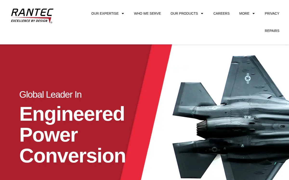 Homepage of Rantec Power Systems INC.